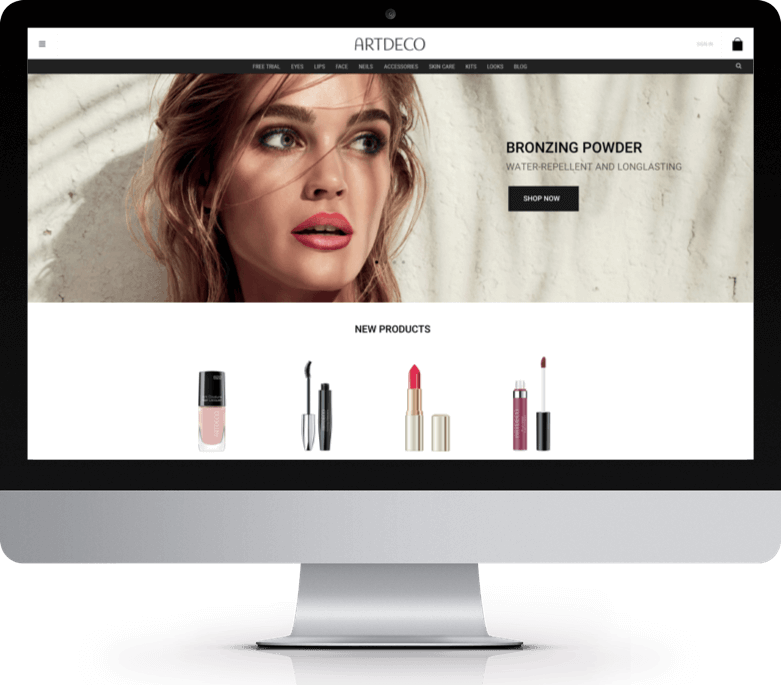 ArtDeco is an online makeup store