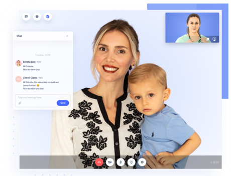 Video calls and live chat