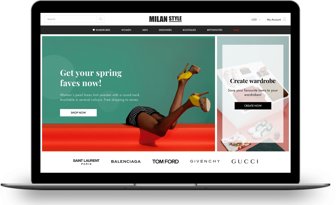 An Online Fashion Platform for Shoppers