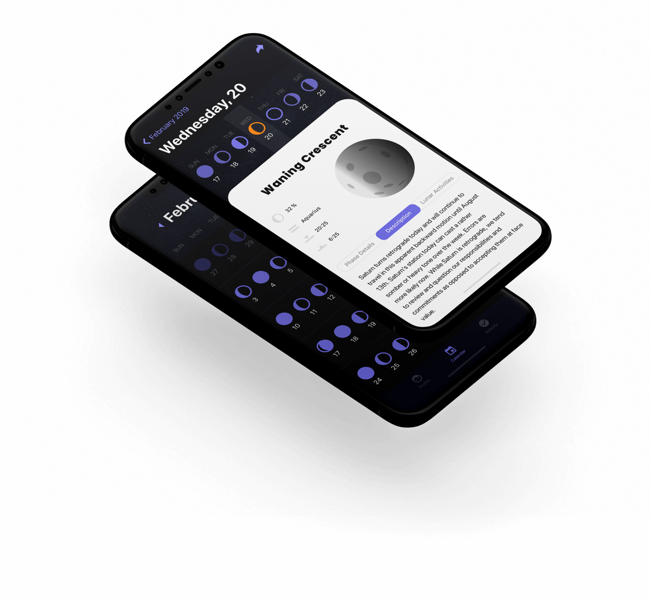 An iOS App with a Moon Age Calculator