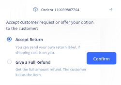 Product returns and refunds